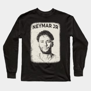 Vintage Distressed Neymar Jr Long Sleeve T-Shirt
